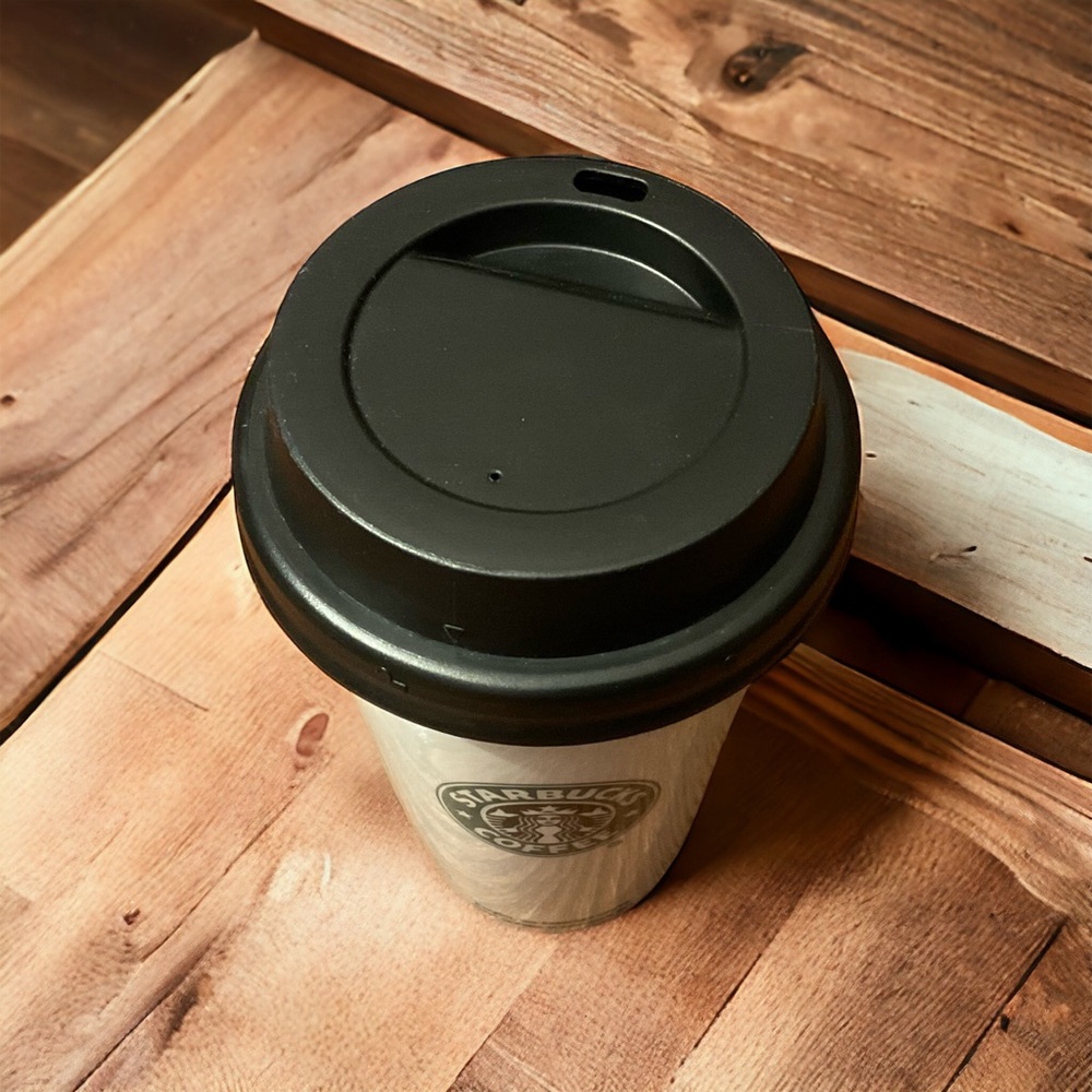 Starbucks Classic Logo Thermal Glass 12 Ounce Travel Cup! - Picture 15 of 16